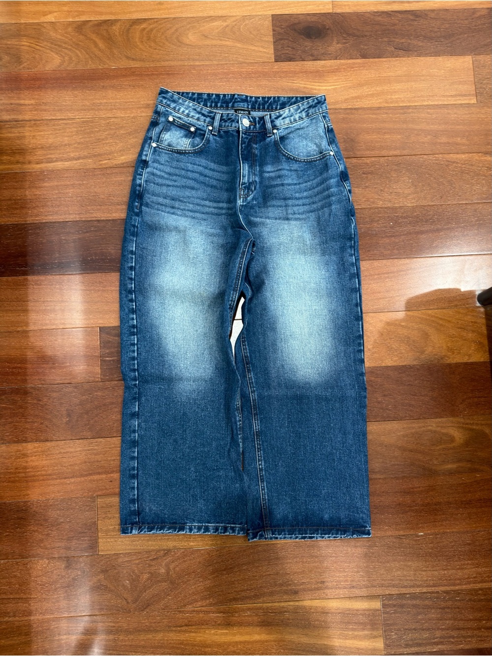 Blue baggy flared Jeans
